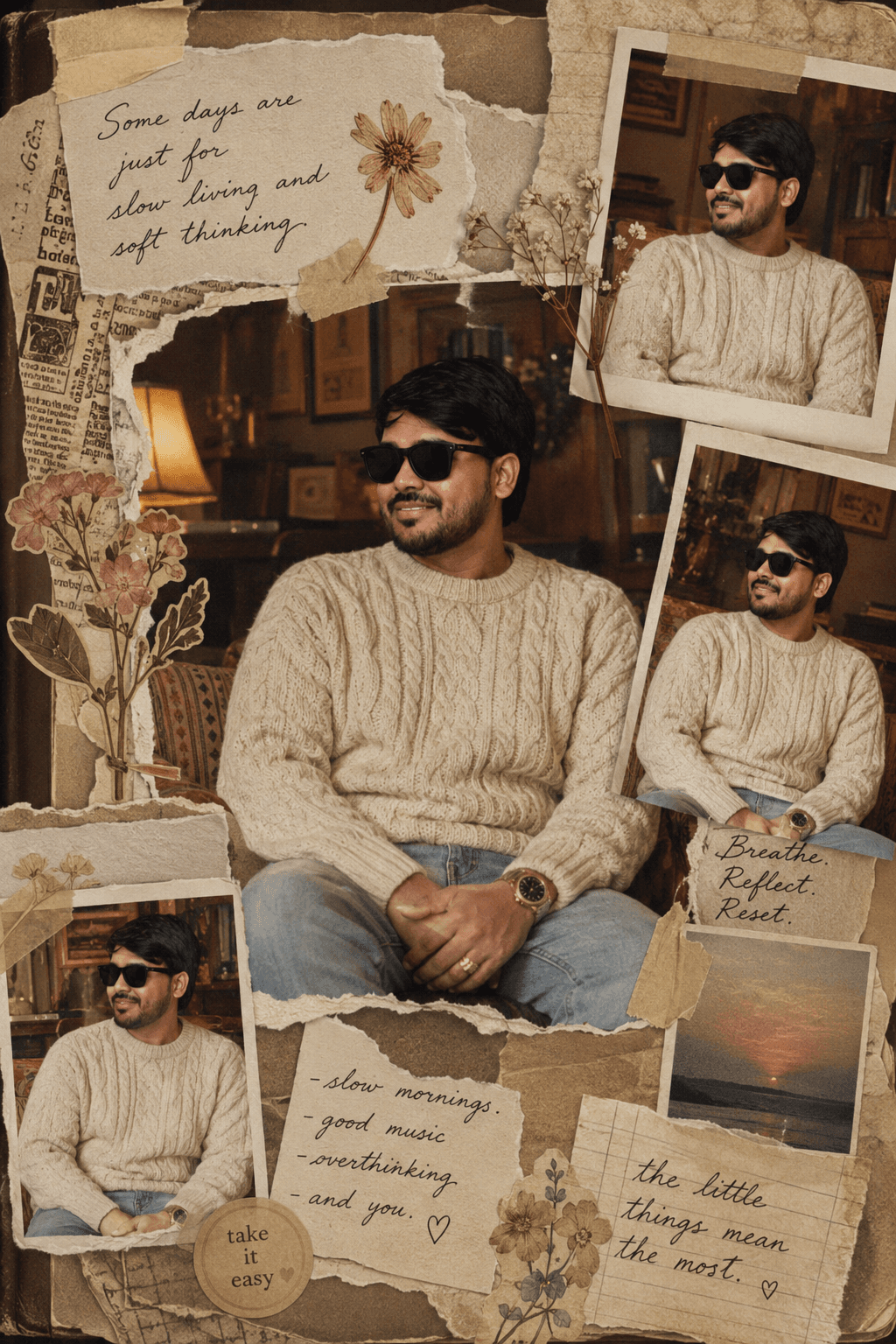 Pinterest Scrapbook Diary Moodboard — Tumblr Aesthetic ChatGPT Prompt